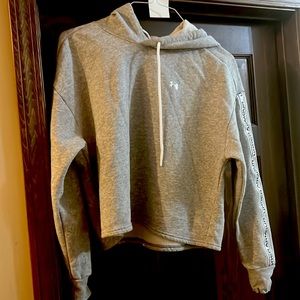 Under Armour cropped sweatshirt.